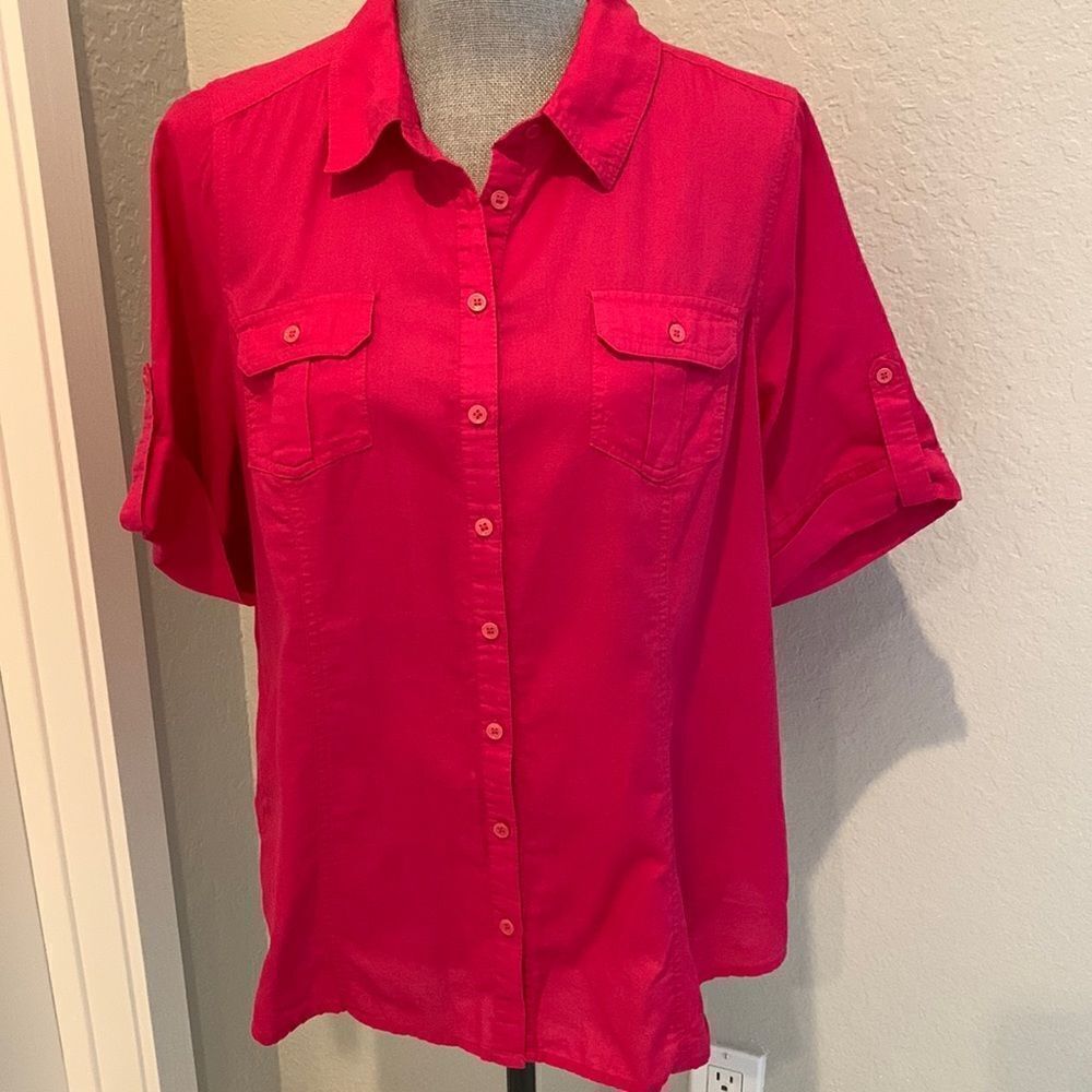 JMS Pink Button Down Shirt
